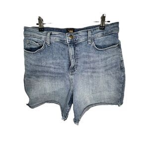 Lee Light Wash Mid-Rise Basic Denim Jean Shorts